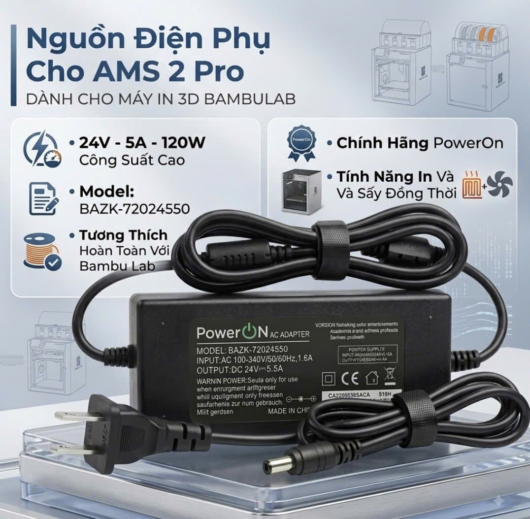 Nguồn Phụ máy In Bambulab